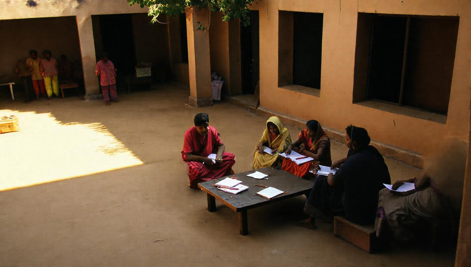 AI illustration. Not a photograph of AnandamNGO or its activities.